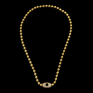 AD.iii - 14K Gold 6mm Ball and Chain